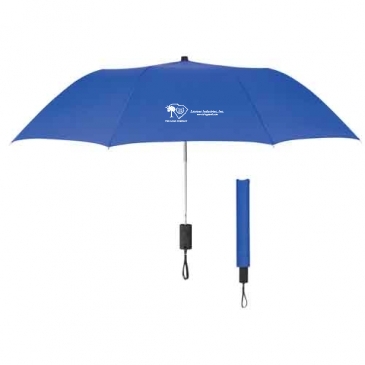 44" Arc Automatic Open Telescopic Folding Umbrella