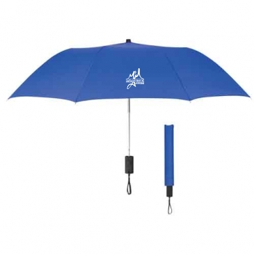 44" Arc Automatic Open Telescopic Folding Umbrella