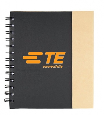 6.5" x 7" Lock-it Spiral Notebook w/Pen
