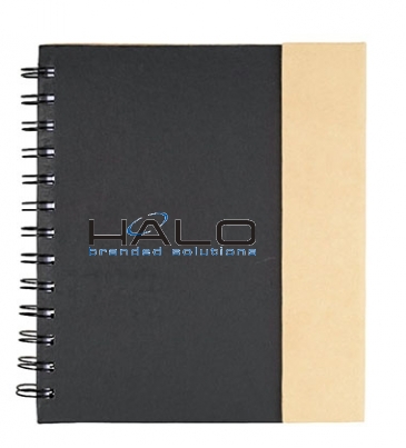 6.5" x 7" Lock-it Spiral Notebook w/Pen