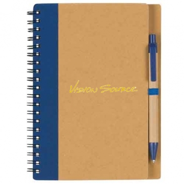 Eco-Inspired Spiral Notebook & Pen