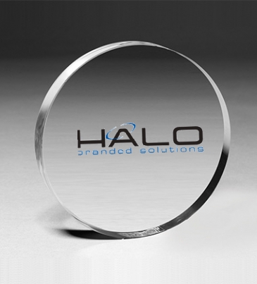 Circle Paperweight - 4” dia x 3/4”