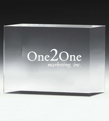 1 1/4" Thick Freestanding Acrylic Awards