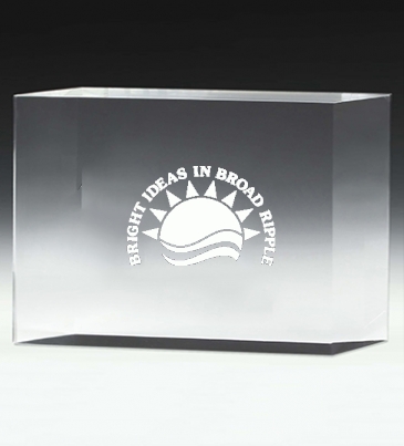 1 1/4" Thick Freestanding Acrylic Awards