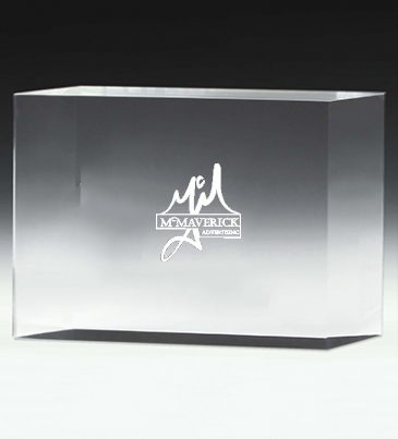 1 1/4" Thick Freestanding Acrylic Awards