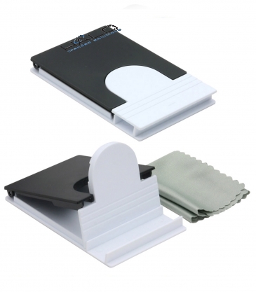 5" x 5" Microfiber Cloth with Phone Holder