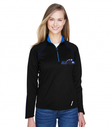 North End Ladies' Radar Quarter-Zip Performance Long-Sleeve Top