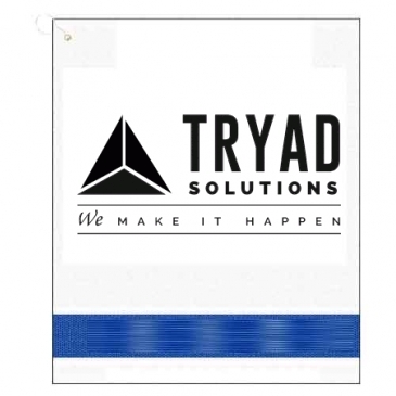 16" X 19" Designer Woven Golf Towel-Quick Ship