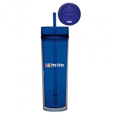 16 Oz Tube Tumbler Hot & Cold Gift Set