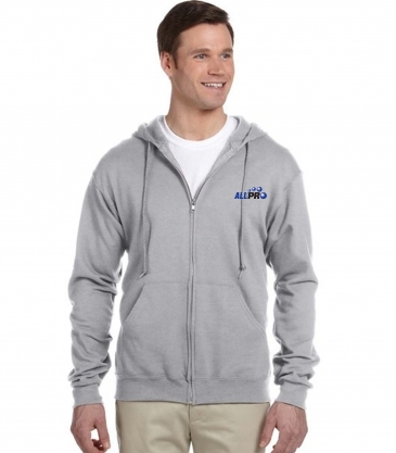 Jerzees Adult NuBlend® Fleece Full-Zip Hooded Sweatshirt
