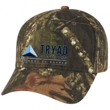 Realtree® And Mossy Oak® Hunter's Retreat Camouflage Cap_Embroide