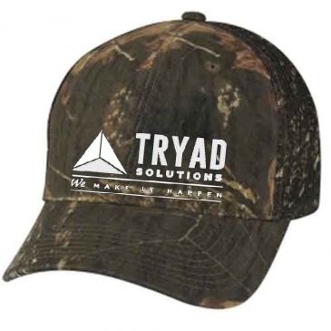 Realtree® & Mossy Oak® Hunter's Retreat Mesh Back Cap_Embroidered