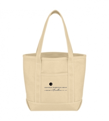 Small Cotton Canvas Yacht Tote Bag