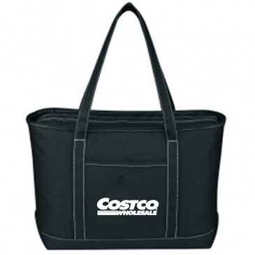 Large Cotton Canvas Yacht Tote Bag_Embroidered