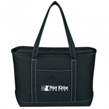 Large Cotton Canvas Yacht Tote Bag_Embroidered