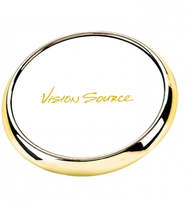 Radiant Leather Coaster