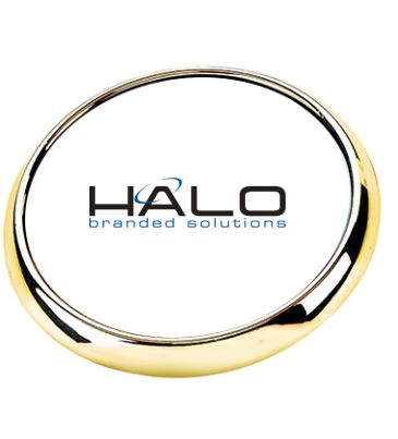 Radiant Leather Coaster