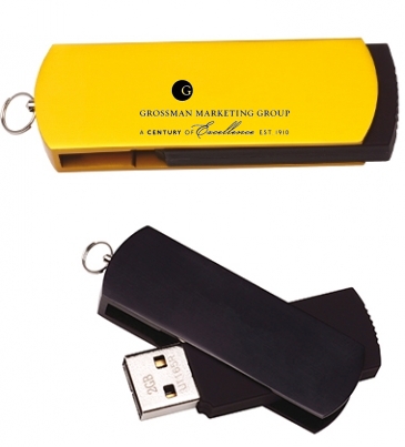 2 GB Slide USB 2.0 Flash Drive