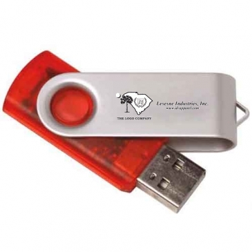 8 GB Translucent Folding USB 2.0 Flash Drive