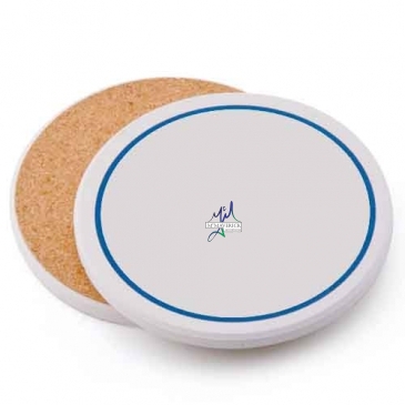 Round Ceramic CoasterRound Ceramic Coaster: Single