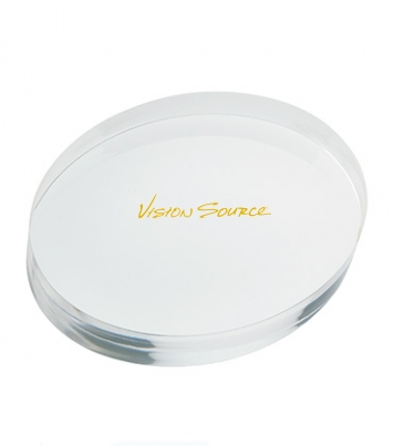 Oval Acrylic Paperweight