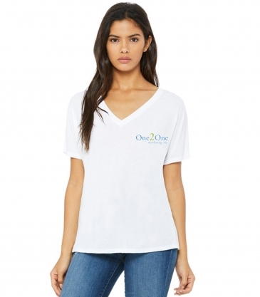 Bella + Canvas Ladies' Slouchy V-Neck T-Shirt