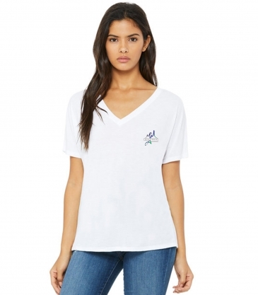 Bella + Canvas Ladies' Slouchy V-Neck T-Shirt