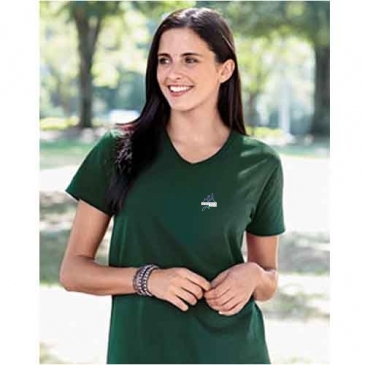 Hanes Ladies' Essential-T V-Neck T-Shirt