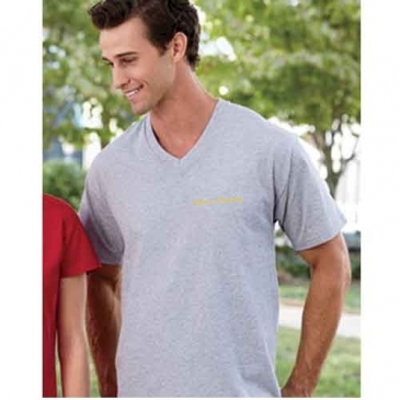 Adult HD Cotton™ V-Neck T-Shirt