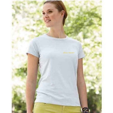Ladies' 100% Organic Cotton Classic Short-Sleeve T-Shirt