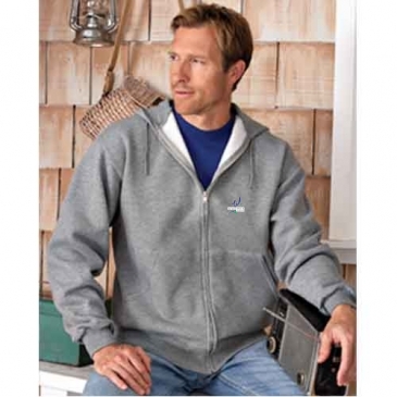 Adult Super Sweats® NuBlend® Fleece Full-Zip Hooded Sweatshirt