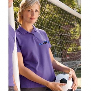 Ladies' 6 oz. Ringspun Cotton Piqué Short-Sleeve Polo