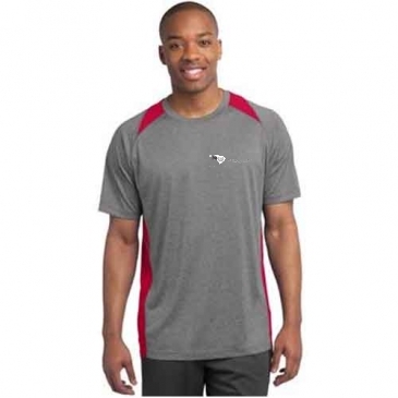 Sport-Tek® Heather Colorblock Contender™ Tee