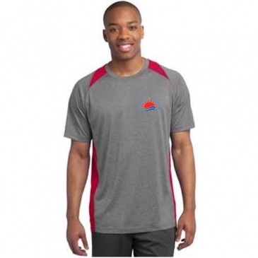 Sport-Tek® Heather Colorblock Contender™ Tee
