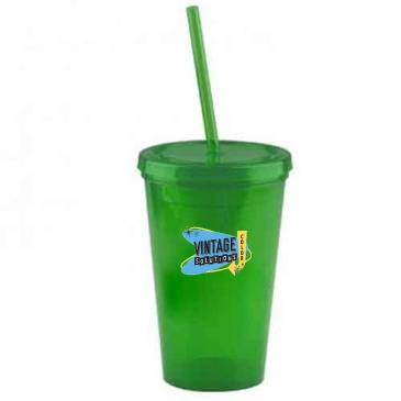 The Pioneer - 16 oz. Insulated Straw Tumbler