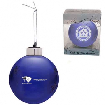 Light-Up Glass Ornament