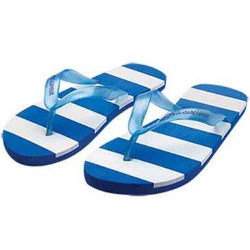 Striped Adult Flip Flops
