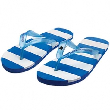 Striped Adult Flip Flops