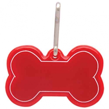 Dog Bone Reflective Collar Tag