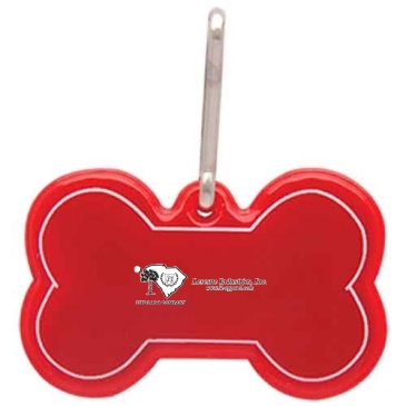 Dog Bone Reflective Collar Tag