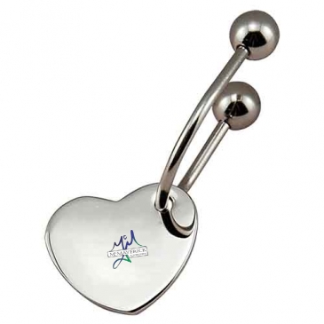 Designer Inspired Heart Keytag