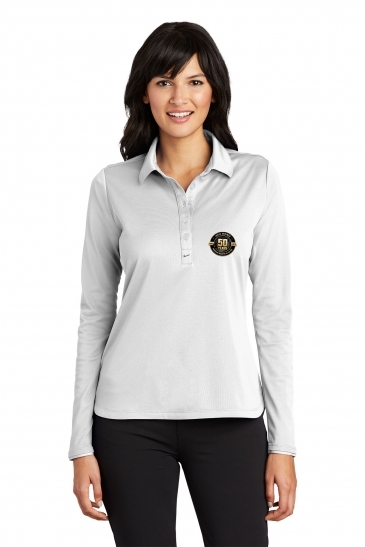 Nike Ladies Long Sleeve Dri-FIT Stretch Tech Polo