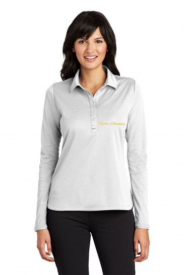 Nike Ladies Long Sleeve Dri-FIT Stretch Tech Polo