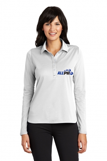 Nike Ladies Long Sleeve Dri-FIT Stretch Tech Polo