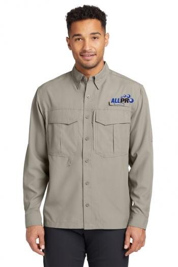 Eddie Bauer® - Long Sleeve Performance Fishing Shirt