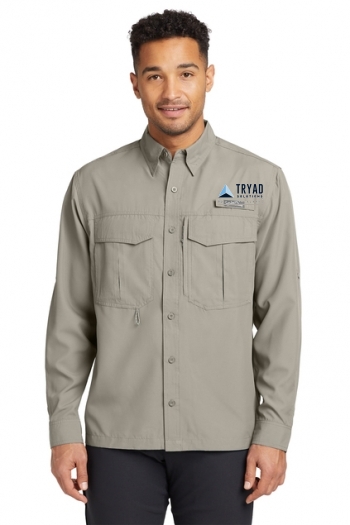 Eddie Bauer® - Long Sleeve Performance Fishing Shirt