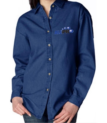 UltraClub Ladies' Cypress Denim