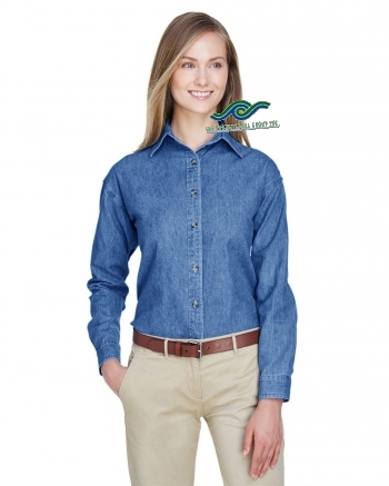 UltraClub Women's Cypress Denim