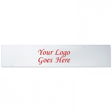 2-Ply Plastic Desk & Wall Plate Engraved and Printed: 10" x 2"
