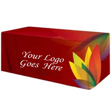 All Over Dye Sub Table Cover - fitted poly 4-sided, fits 6' table